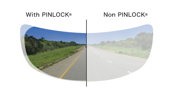 Field of view with PINLOCK® EVO lens, for CNS-1 shield/visor