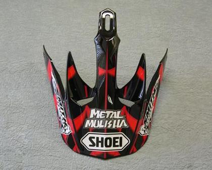 V-390 DT METAL MULISHA2バイザー