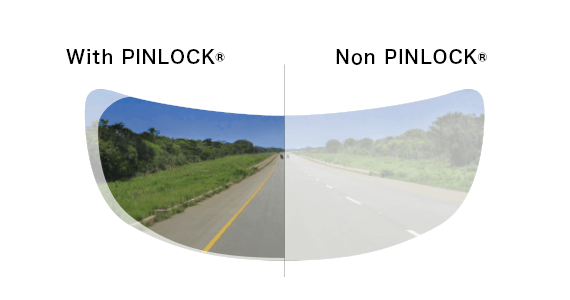 Vision of PINLOCK® EVO lens for CNS-3 PINLOCK®