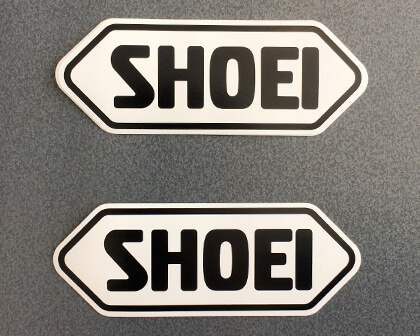 SHOEI logo sticker